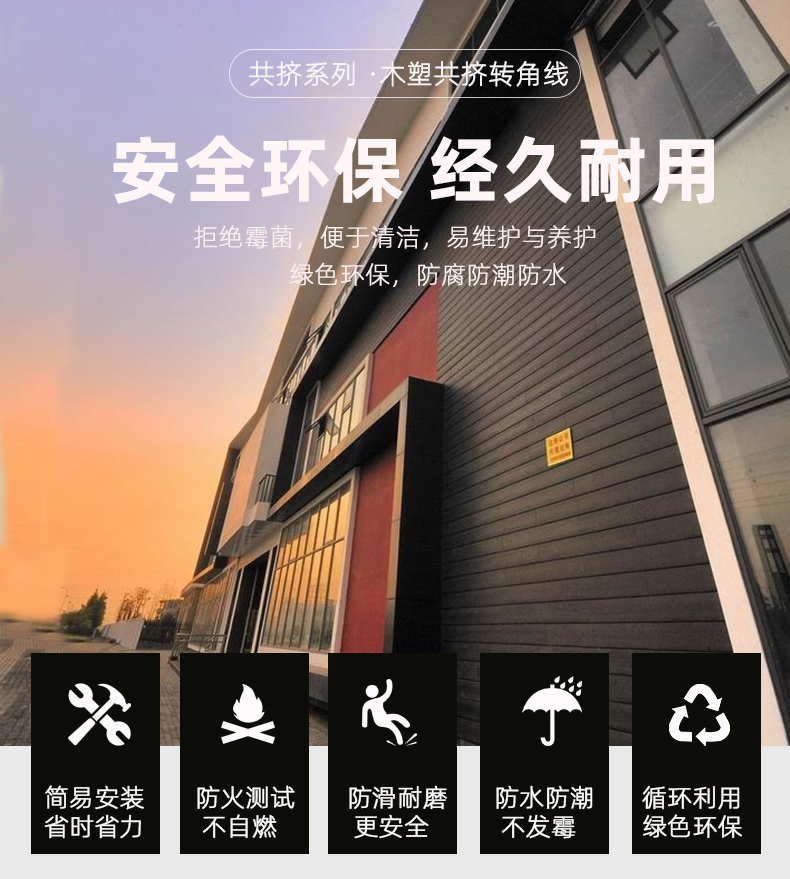 木塑转角线